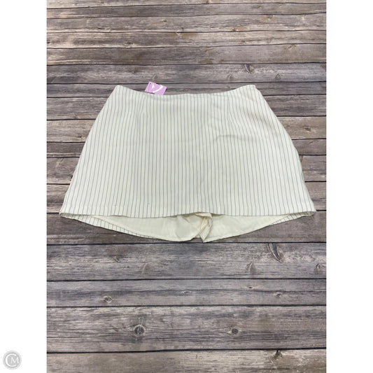 Skirt Mini & Short By Cme In Striped Pattern, Size: Xl