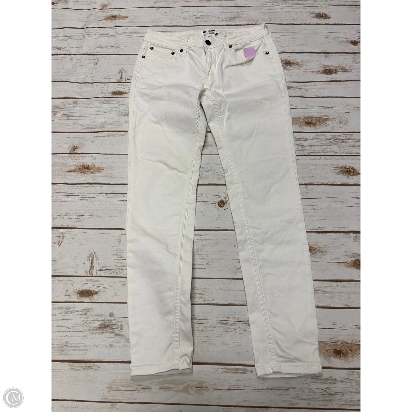 Jeans Skinny By Umgee In White, Size: 10