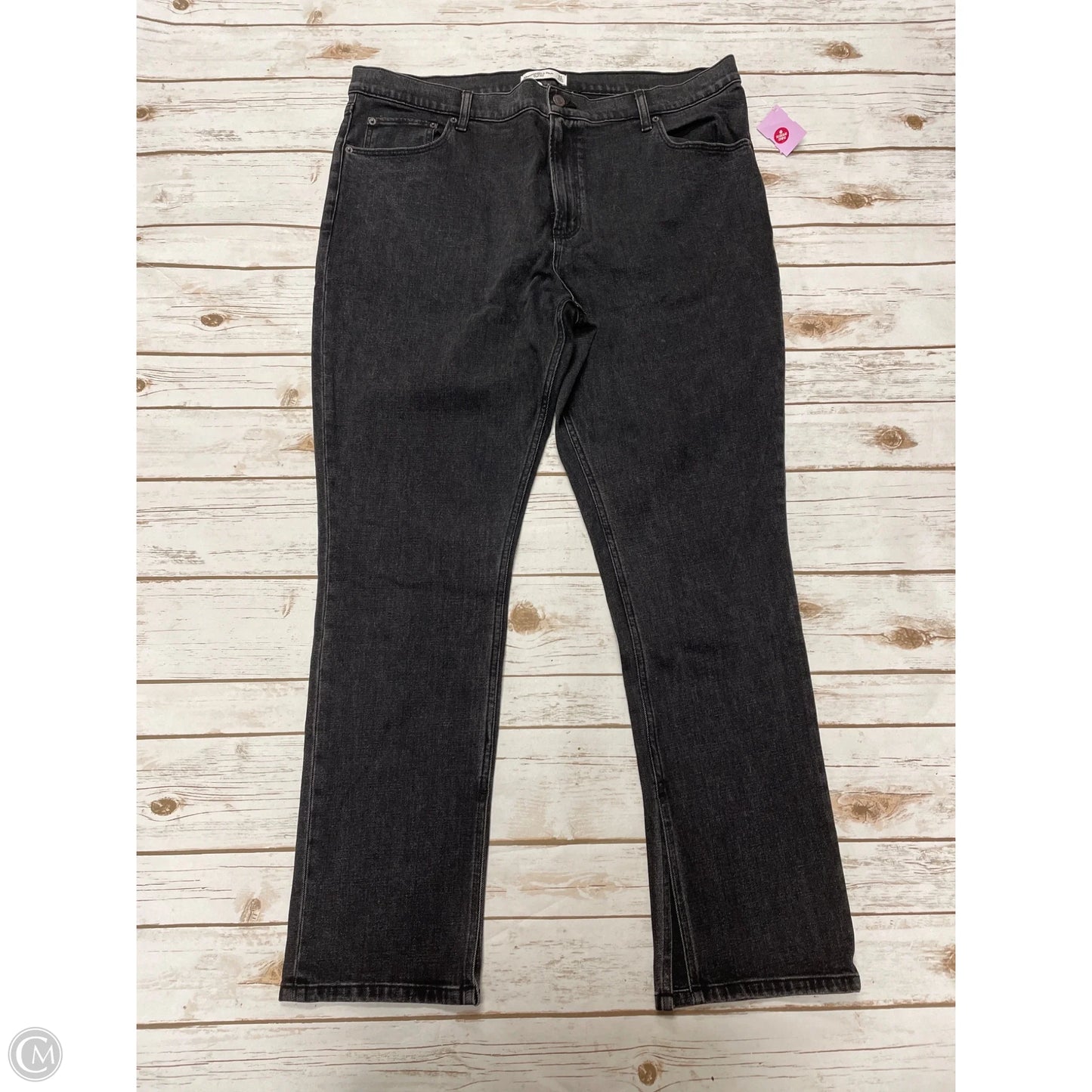 Jeans Skinny By Abercrombie And Fitch In Grey Denim, Size: 18