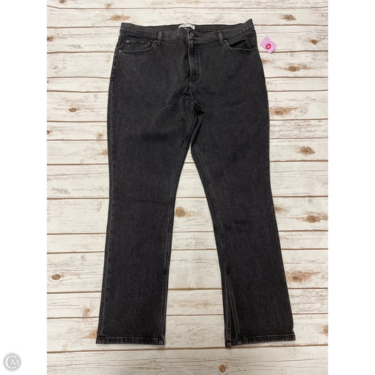 Jeans Skinny By Abercrombie And Fitch In Grey Denim, Size: 18