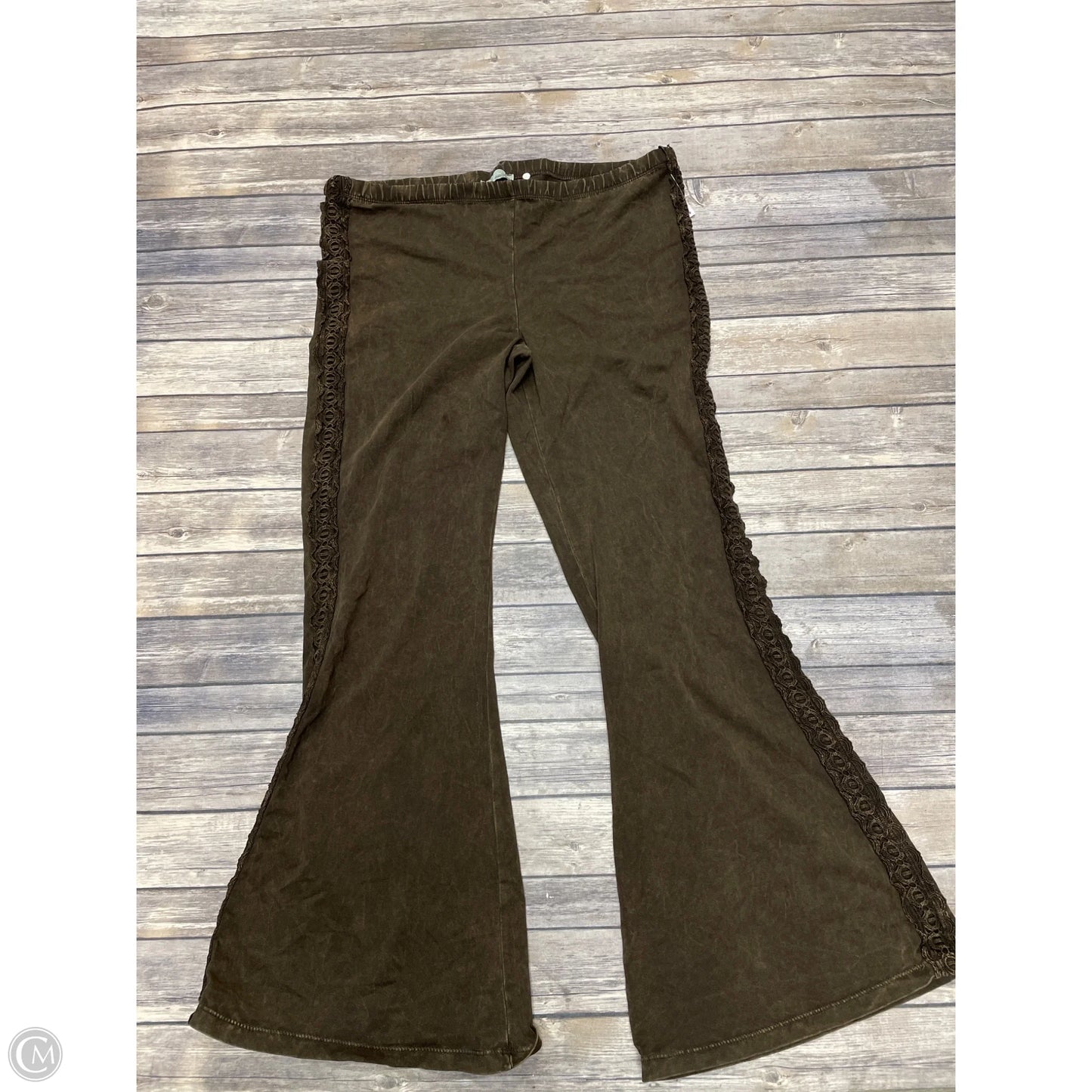Pants Leggings By Cme In Brown, Size: 1x