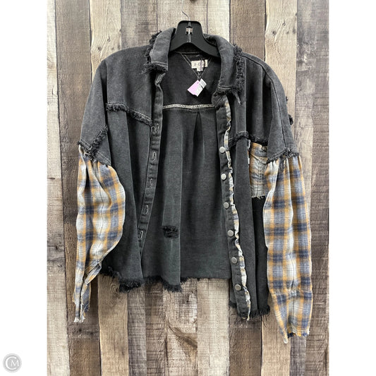 Jacket Shirt By Pol In Multi-colored, Size: S