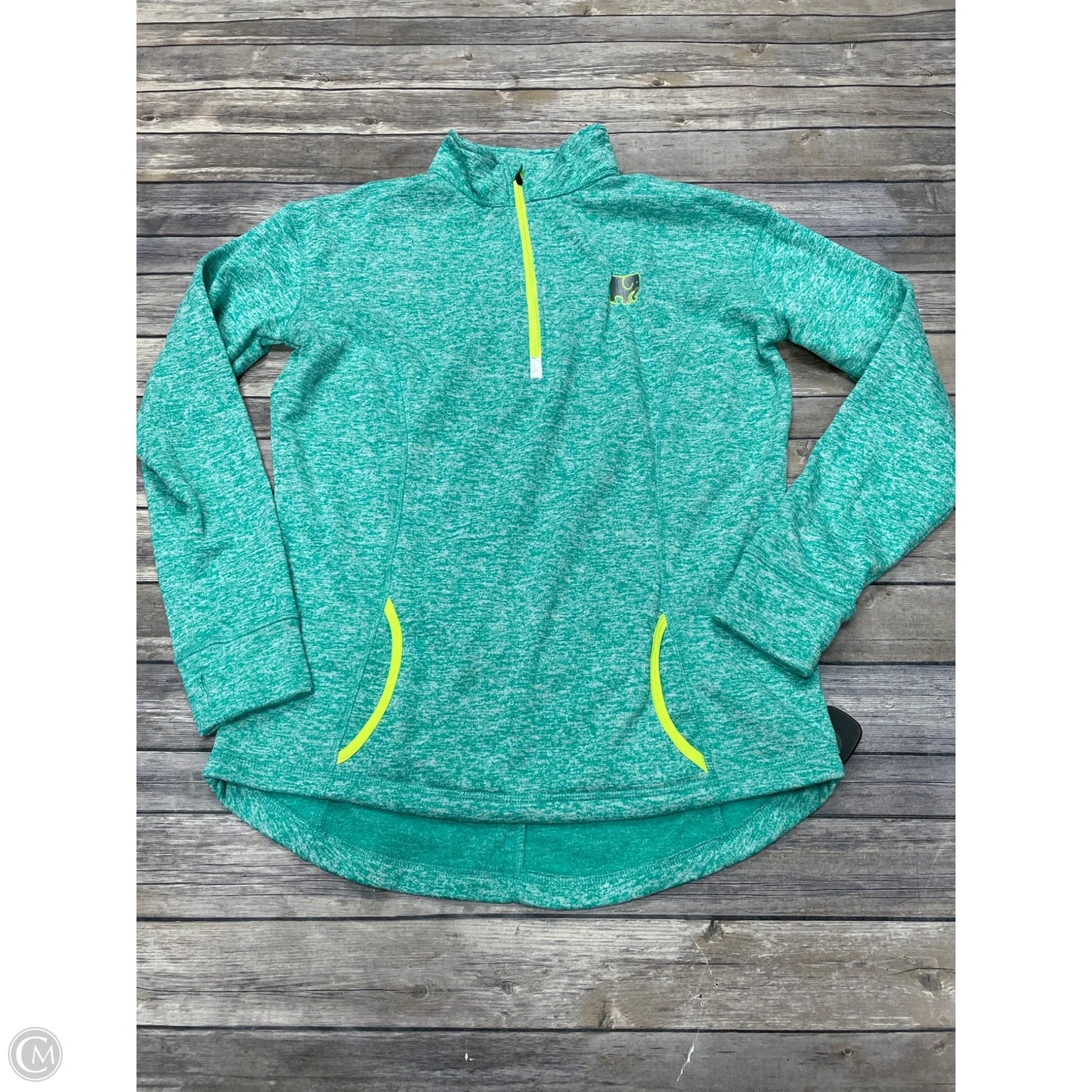 Top Long Sleeve By Ivory Ella In Green, Size: Xl