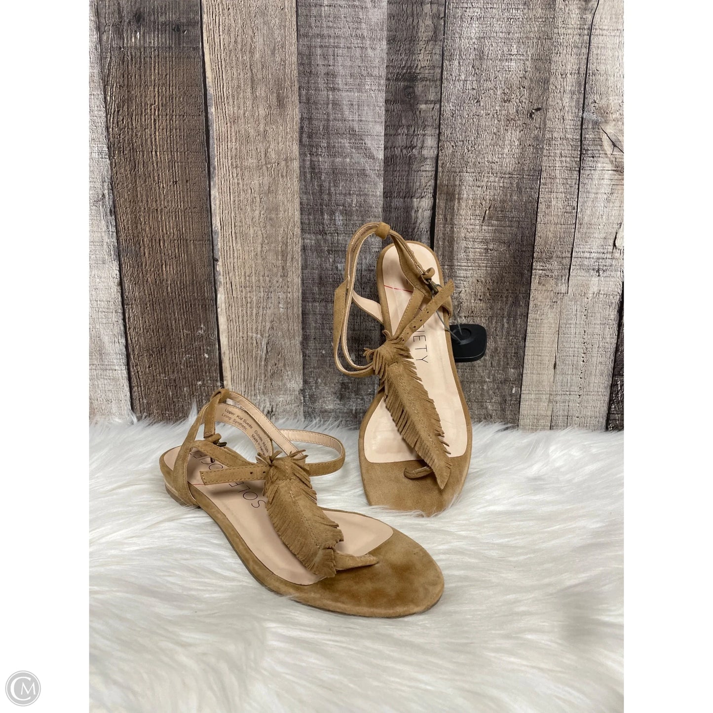 Sandals Flats By Sole Society In Tan, Size: 6