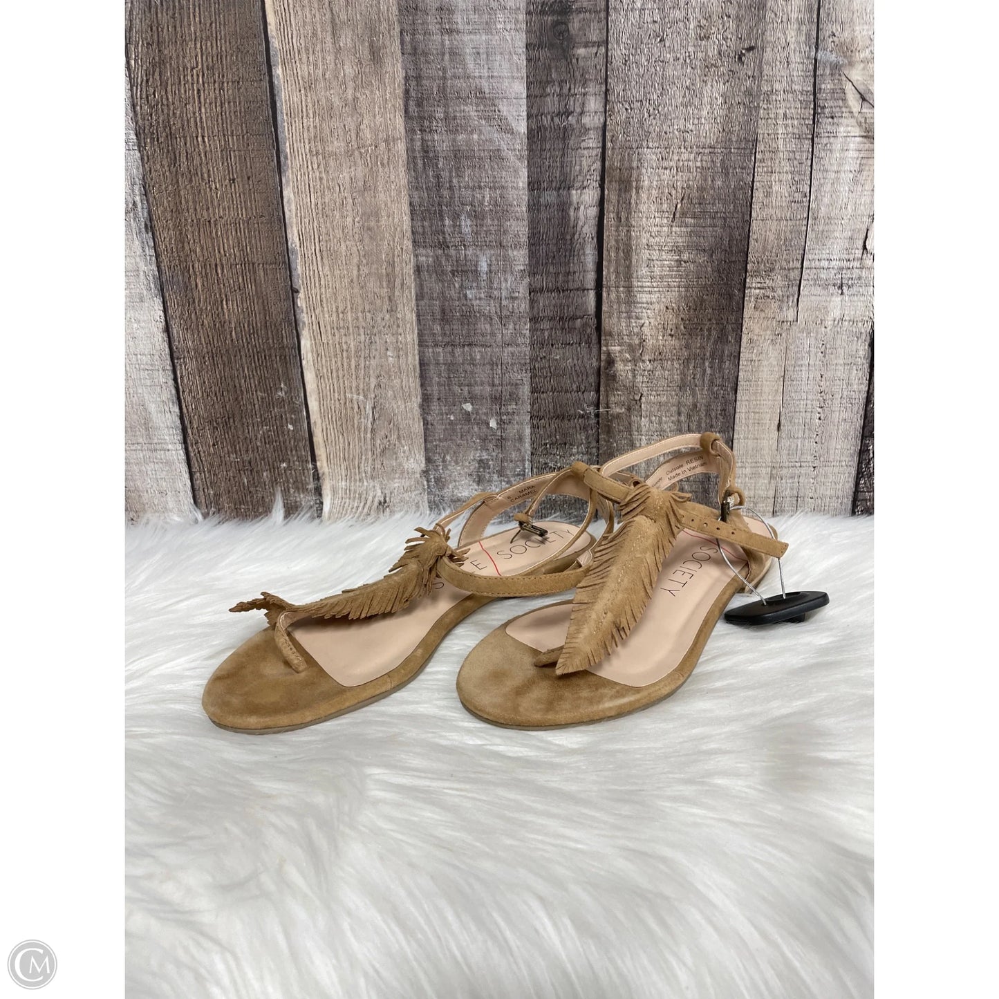 Sandals Flats By Sole Society In Tan, Size: 6