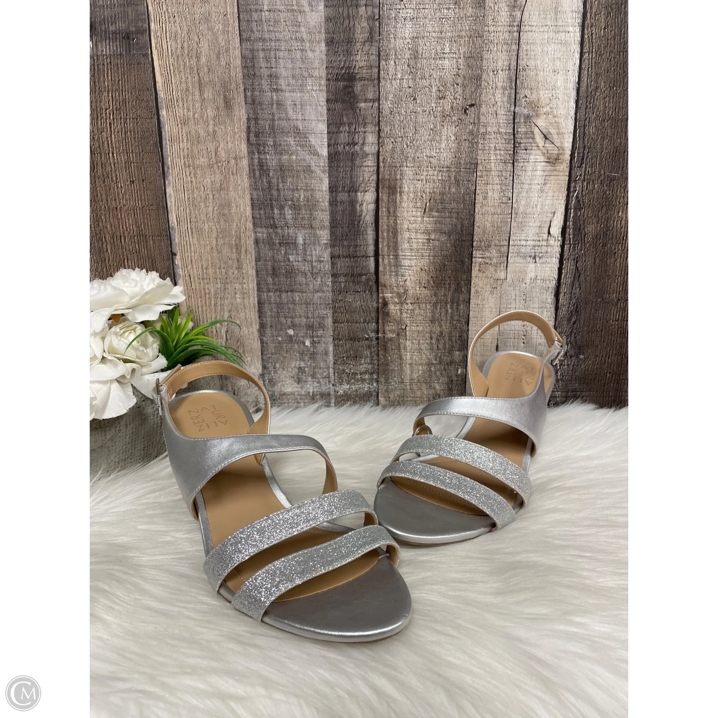 Shoes Heels Stiletto By Naturalizer In Silver, Size: 10