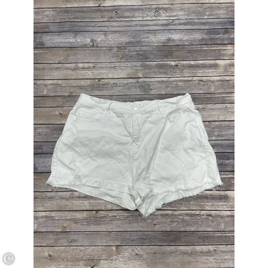 Shorts By Good American In White, Size: 16