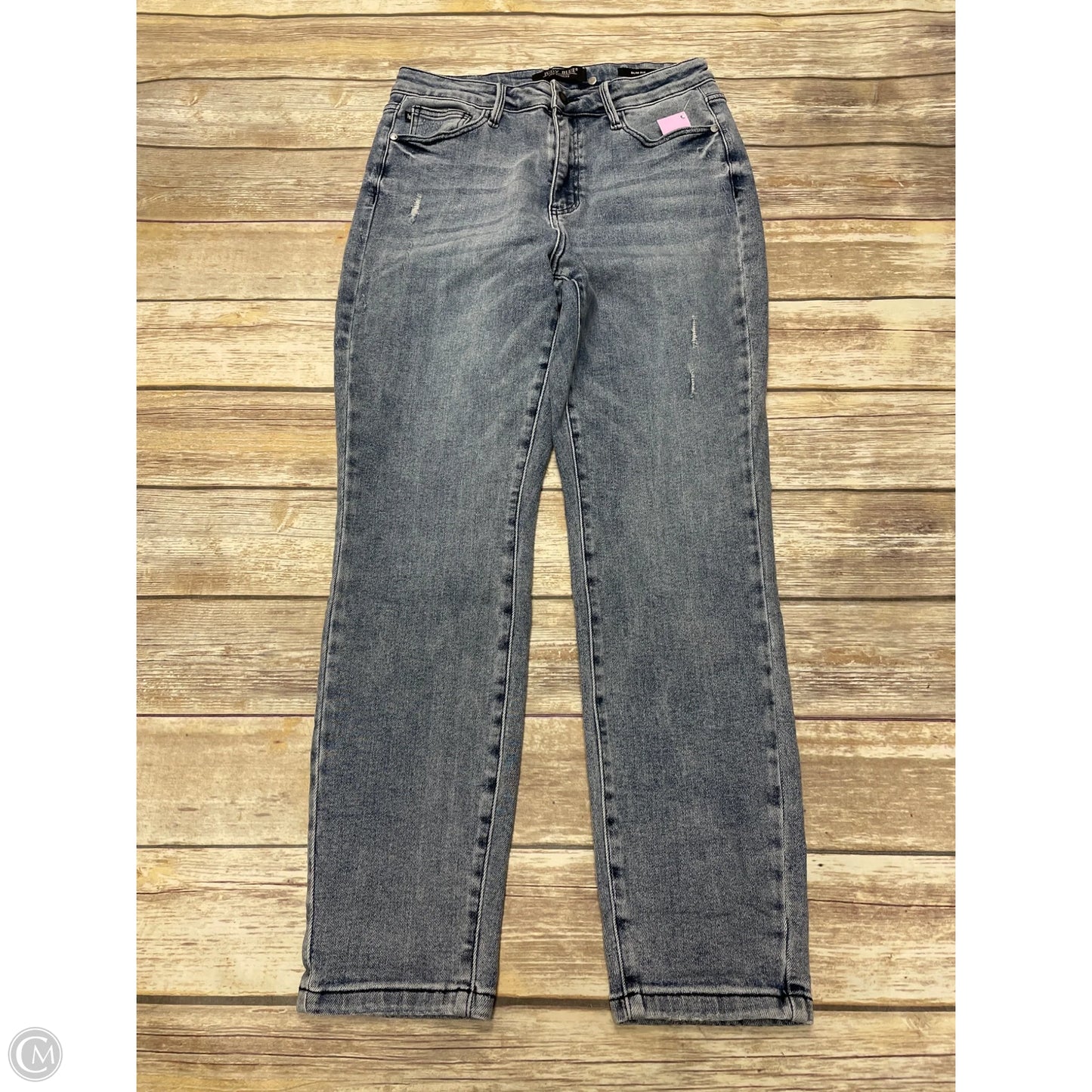 Jeans Straight By Judy Blue In Blue Denim, Size: 8