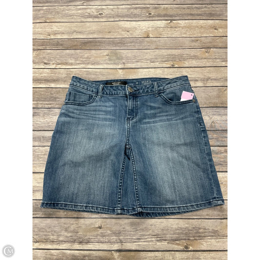 Shorts By Simply Vera In Blue Denim, Size: 4