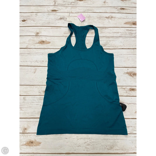 Athletic Tank Top By Lululemon In Teal, Size: 6