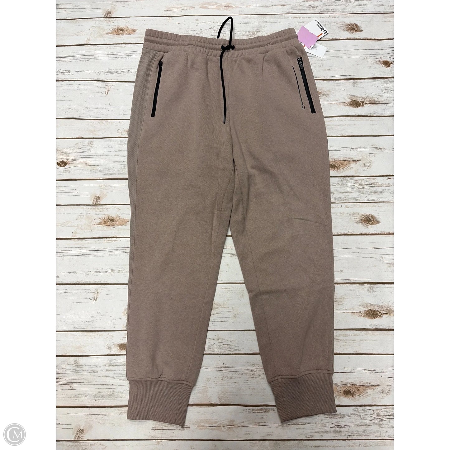 Athletic Pants By Cmf In Brown, Size: L