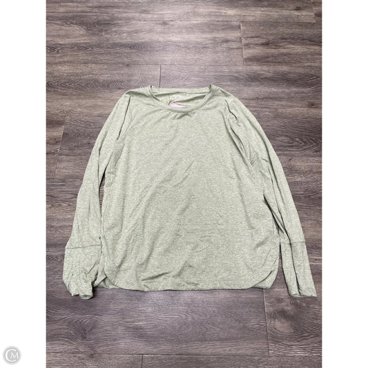 Athletic Sweatshirt Crewneck By Athleta In Green, Size: L