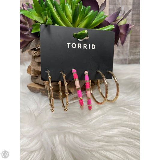 Earrings Hoop By Torrid, Size: 03 Piece Set