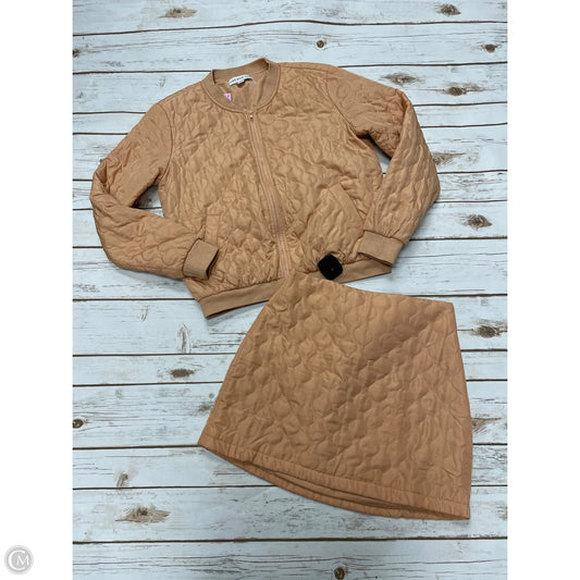 Skirt Set 2pc By Cme In Peach, Size: S