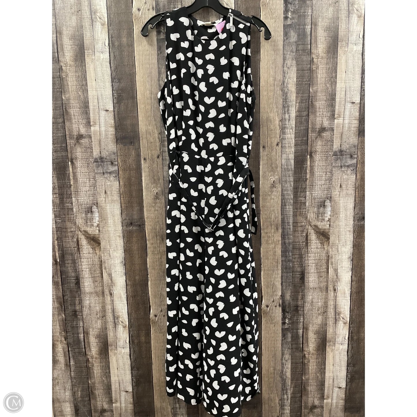 Jumpsuit Designer By Michael Kors In Polkadot Pattern, Size: M