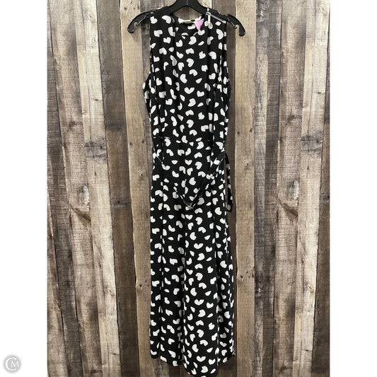 Jumpsuit Designer By Michael Kors In Polkadot Pattern, Size: M