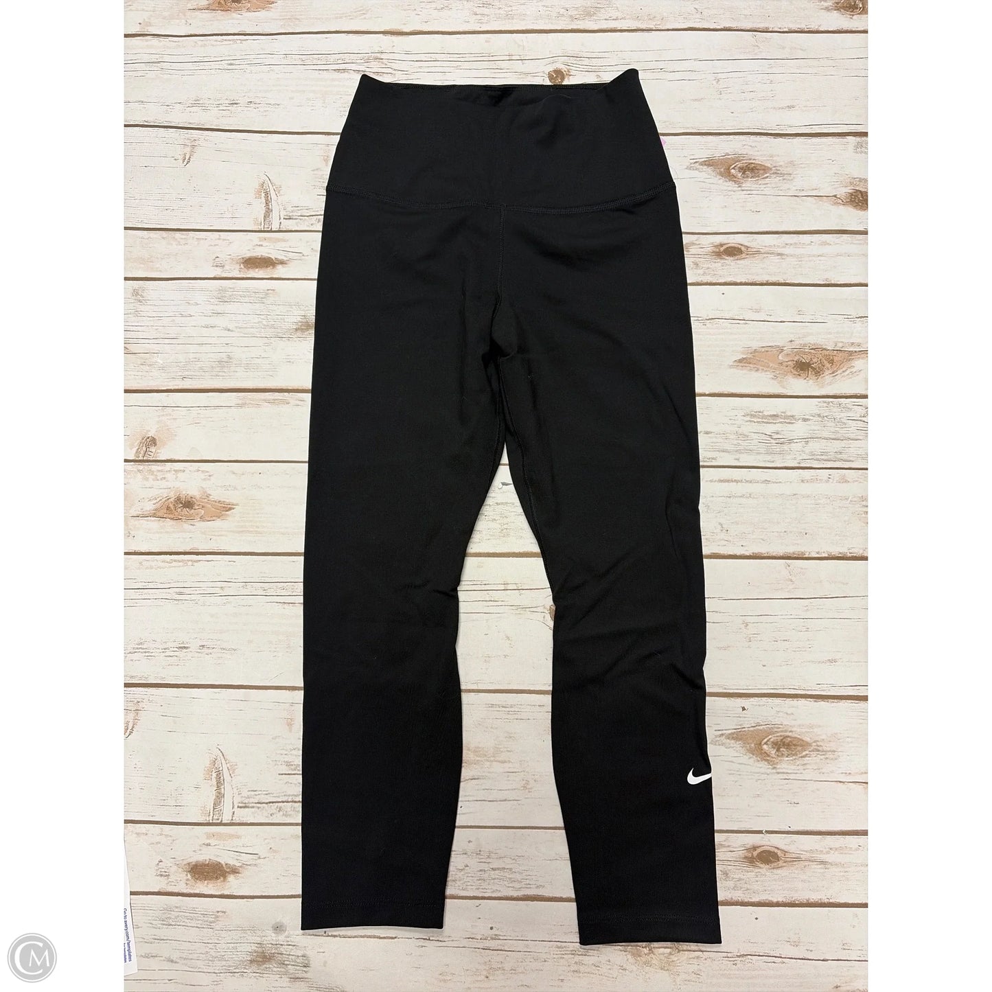 Athletic Leggings By Nike In Black, Size: S