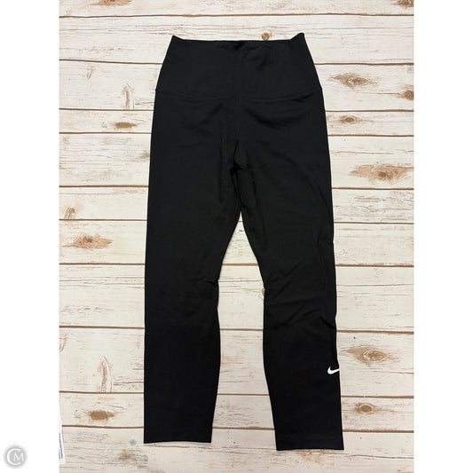 Athletic Leggings By Nike In Black, Size: S