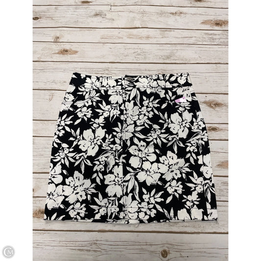 Skirt Midi By Chaps In Black, Size: 8