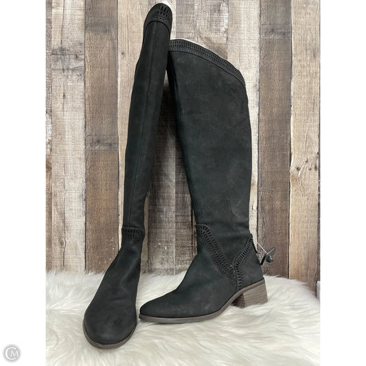 Boots Over-the-knee Flats By Vince Camuto In Black, Size: 9.5