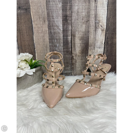 Shoes Heels Stiletto By Mix No 6 In Beige, Size: 9