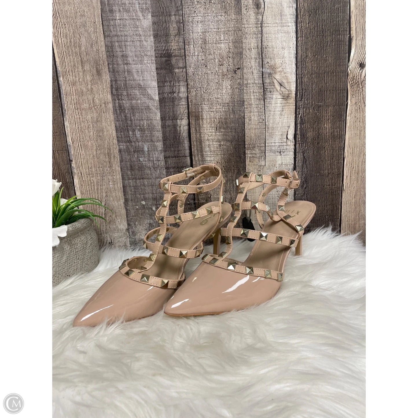Shoes Heels Stiletto By Mix No 6 In Beige, Size: 9