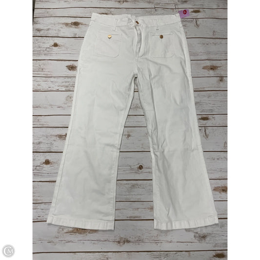 Jeans Wide Leg By Cmf In White Denim, Size: Xl