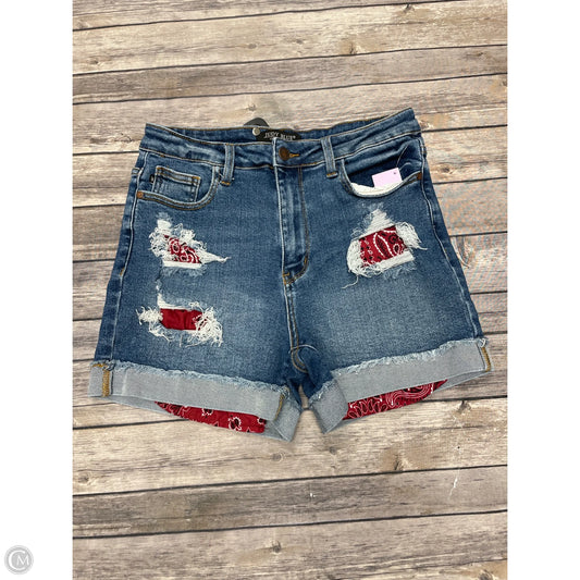 Shorts By Judy Blue In Blue Denim, Size: L