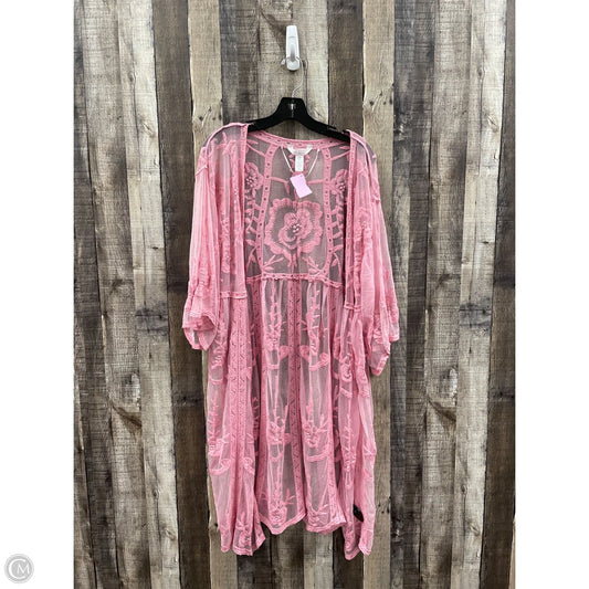 Swimwear Cover-up By Lc Lauren Conrad In Pink, Size: Osfm