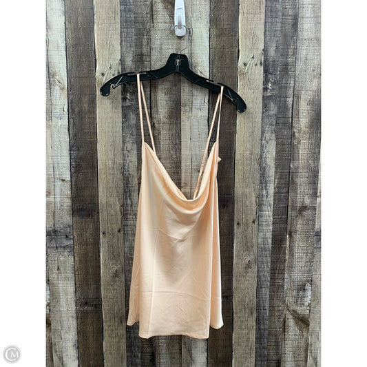 Top Sleeveless By Cme In Peach, Size: Xxl