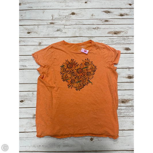 Top Short Sleeve By Torrid In Orange, Size: 3x