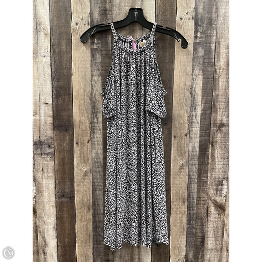 Dress Designer By Michael Kors In Black & White, Size: L