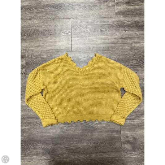 Sweater By Cme In Gold, Size: Xs