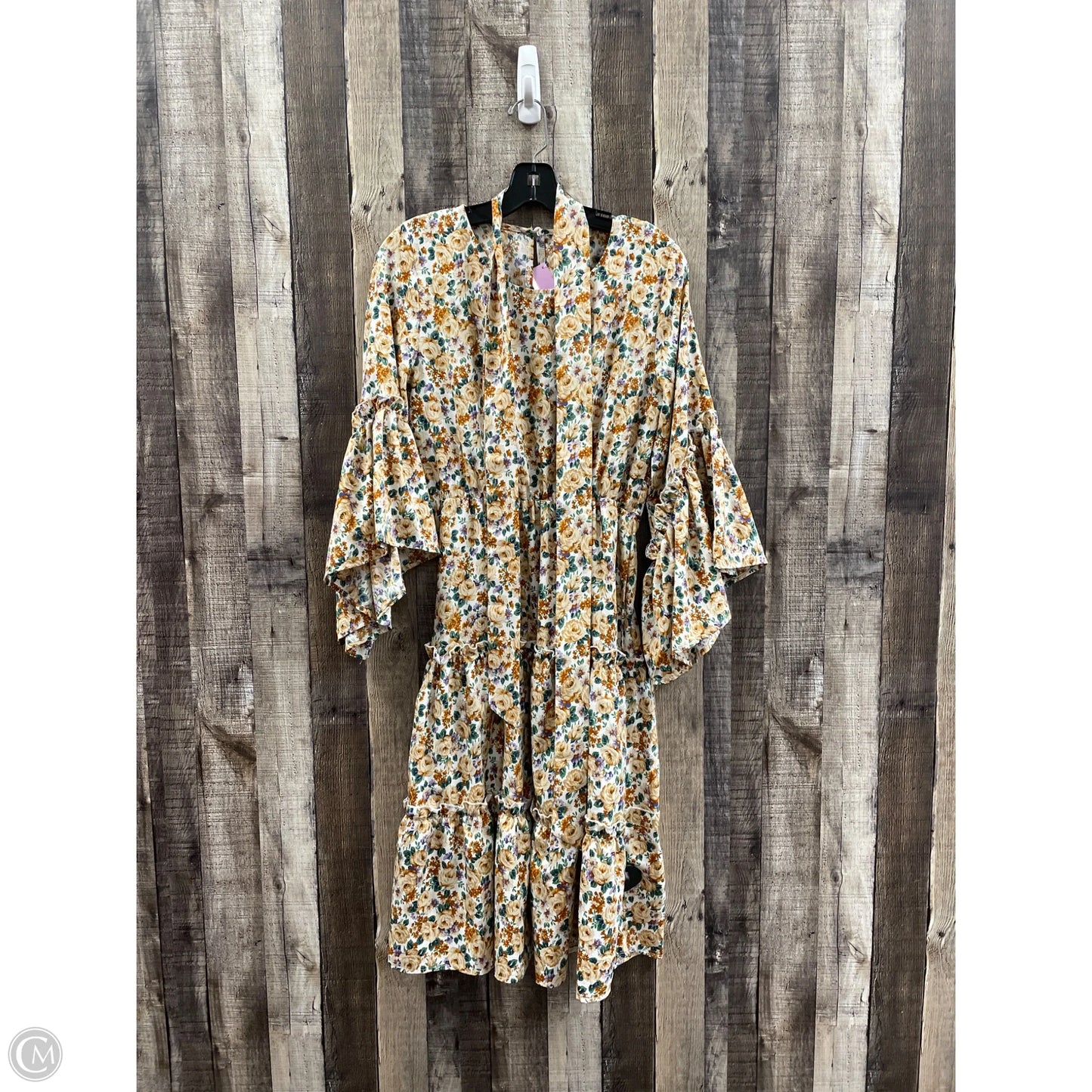 Dress Casual Midi By Cme In Floral Print, Size: M