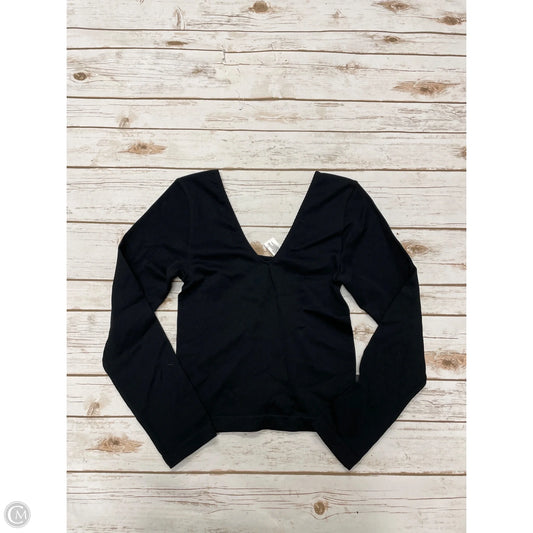 Top Long Sleeve By A New Day In Black, Size: M