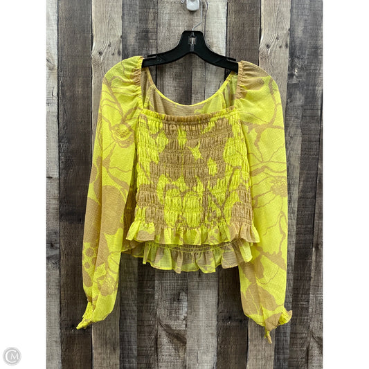 Top Long Sleeve By Cmf In Multi-colored, Size: S