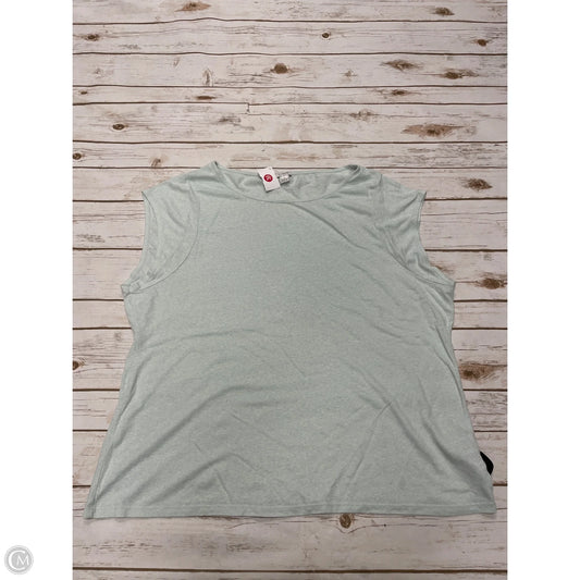 Top Sleeveless By J. Crew In Green, Size: 3x