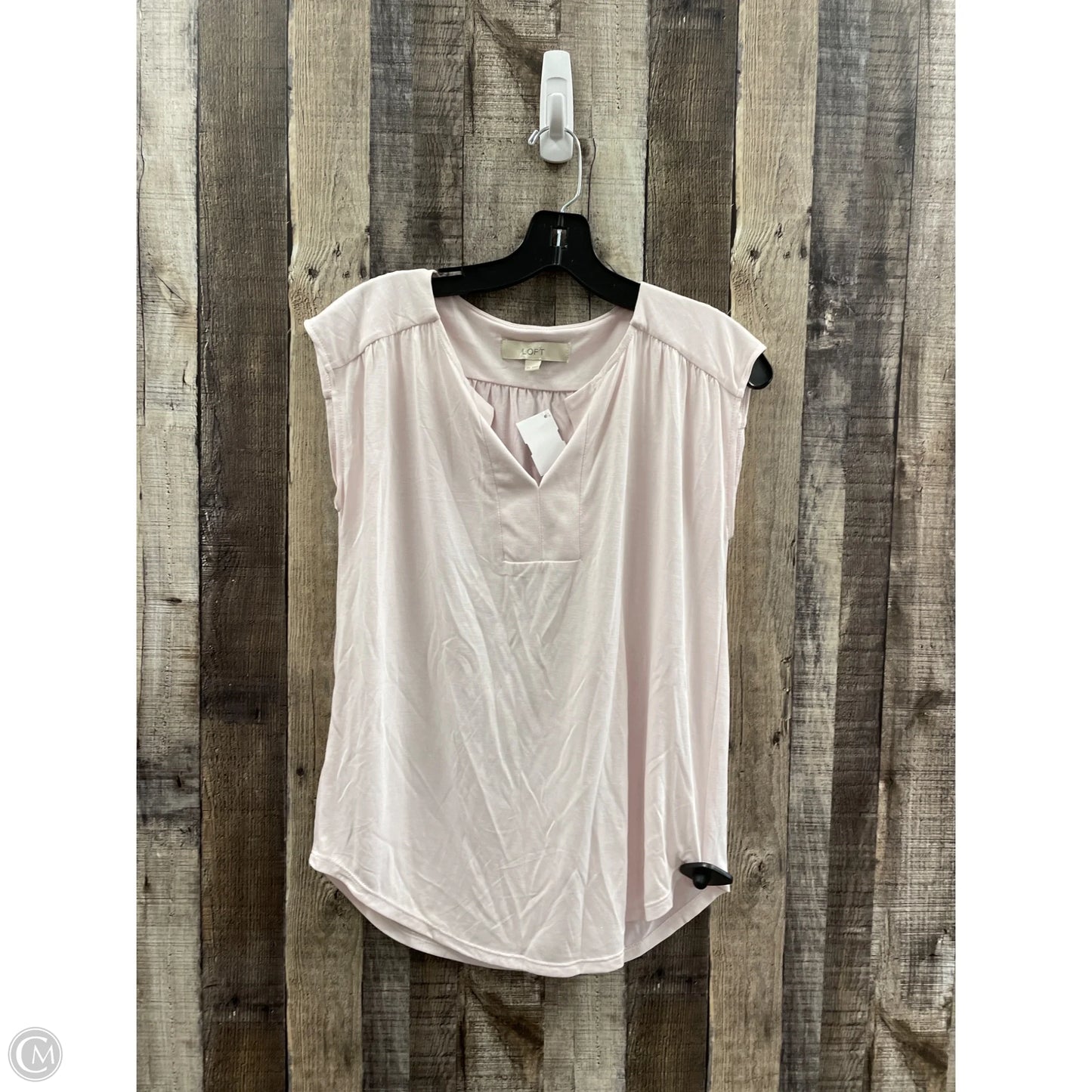 Top Sleeveless By Loft In Pink, Size: Xs