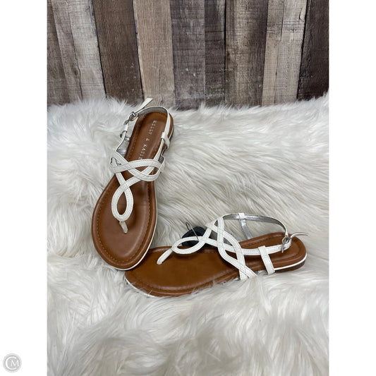 Sandals Flats By Kelly And Katie In White, Size: 6.5