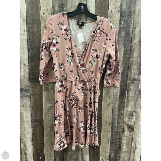 Dress Casual Short By Iz Byer In Pink, Size: L