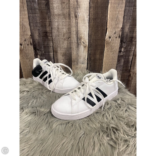 Shoes Athletic By Adidas In Black & White, Size: 8