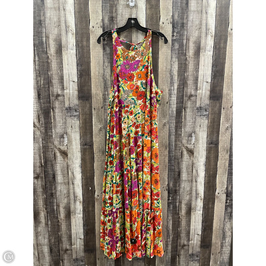 Dress Casual Maxi By Natural Life In Multi-colored, Size: Xl