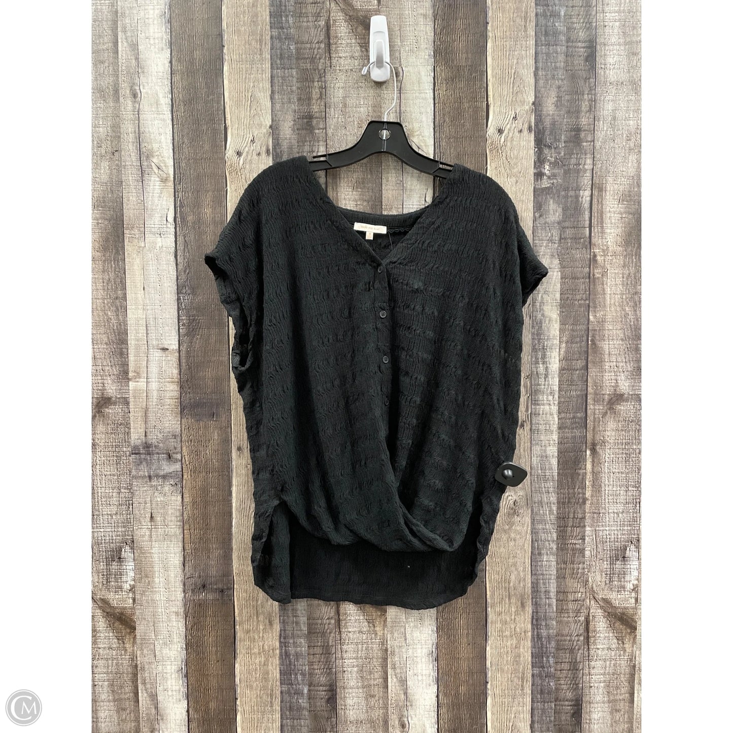 Top Sleeveless By Skies Are Blue In Black, Size: M