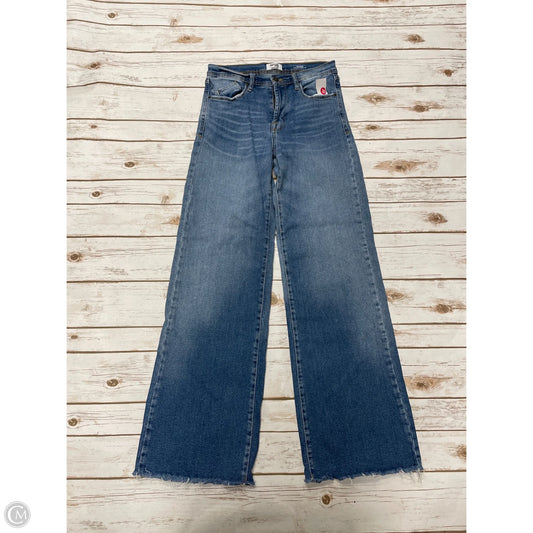 Jeans Wide Leg By Kensie In Blue Denim, Size: 4