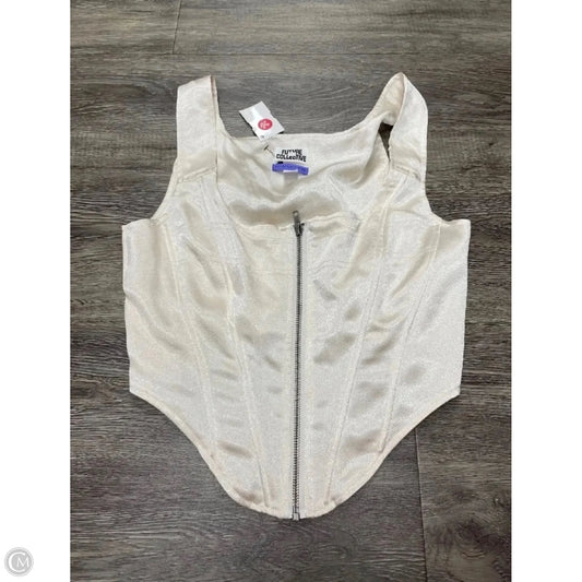 Top Sleeveless By Cme In Ivory, Size: M