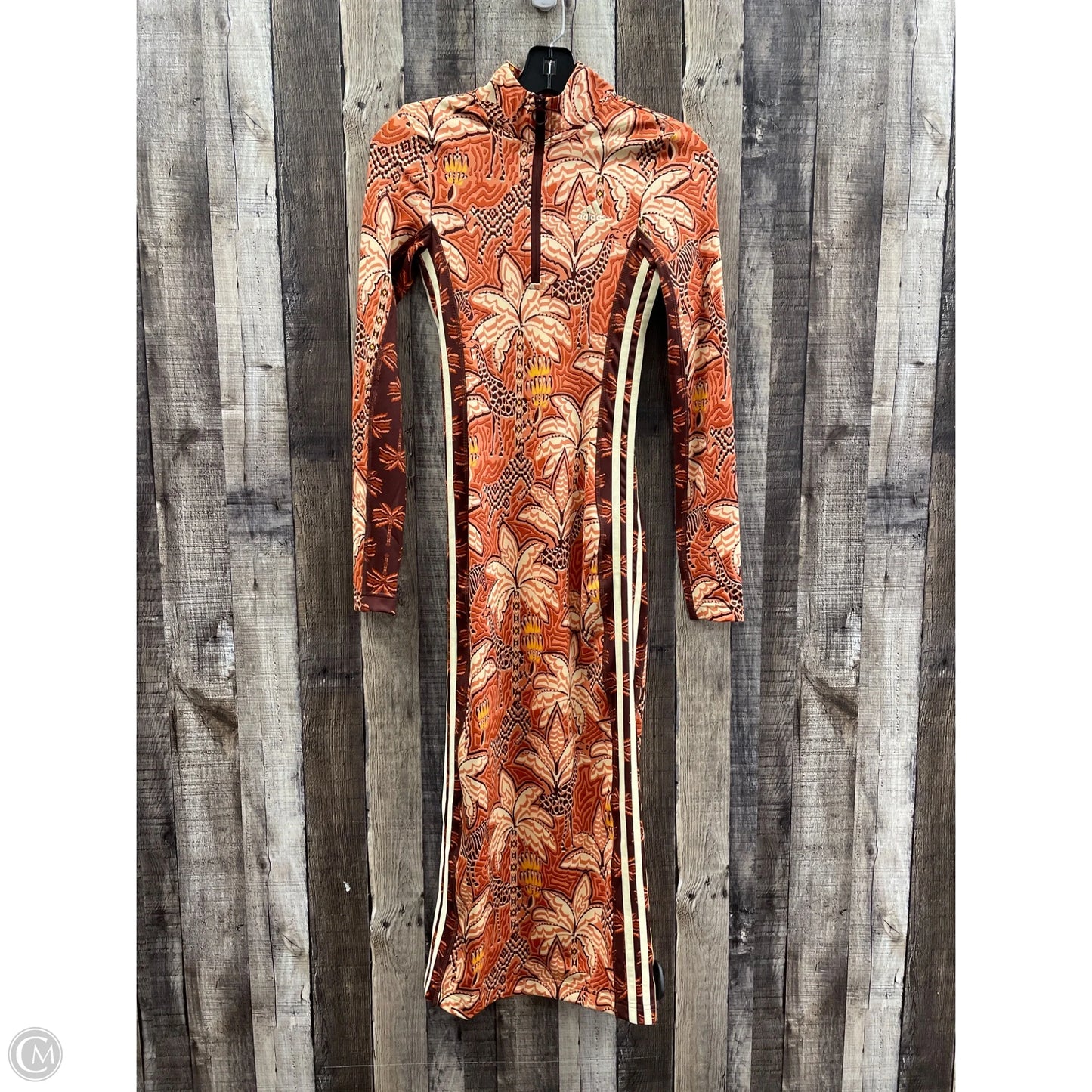 Dress Casual Maxi By Adidas In Multi-colored, Size: Xxs