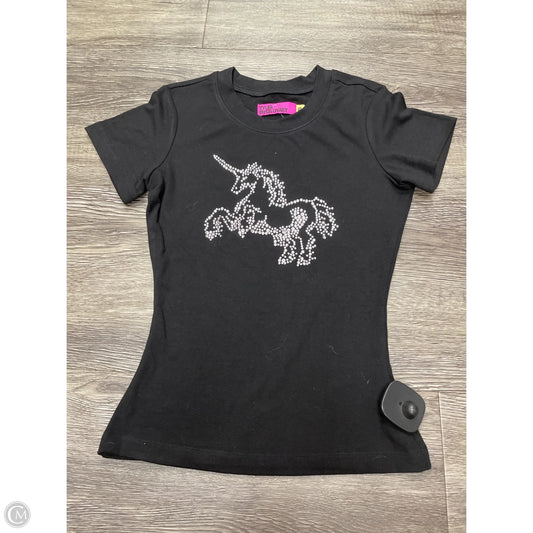 Top Short Sleeve By Cmc In Black, Size: Xs