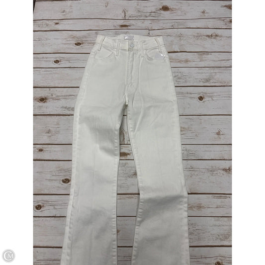 Jeans Flared By Mother In White, Size: 0