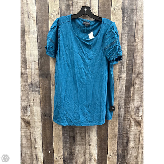 Top Short Sleeve By Lane Bryant In Teal, Size: L
