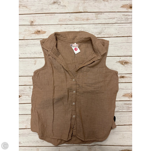 Top Sleeveless By So In Tan, Size: Xxl